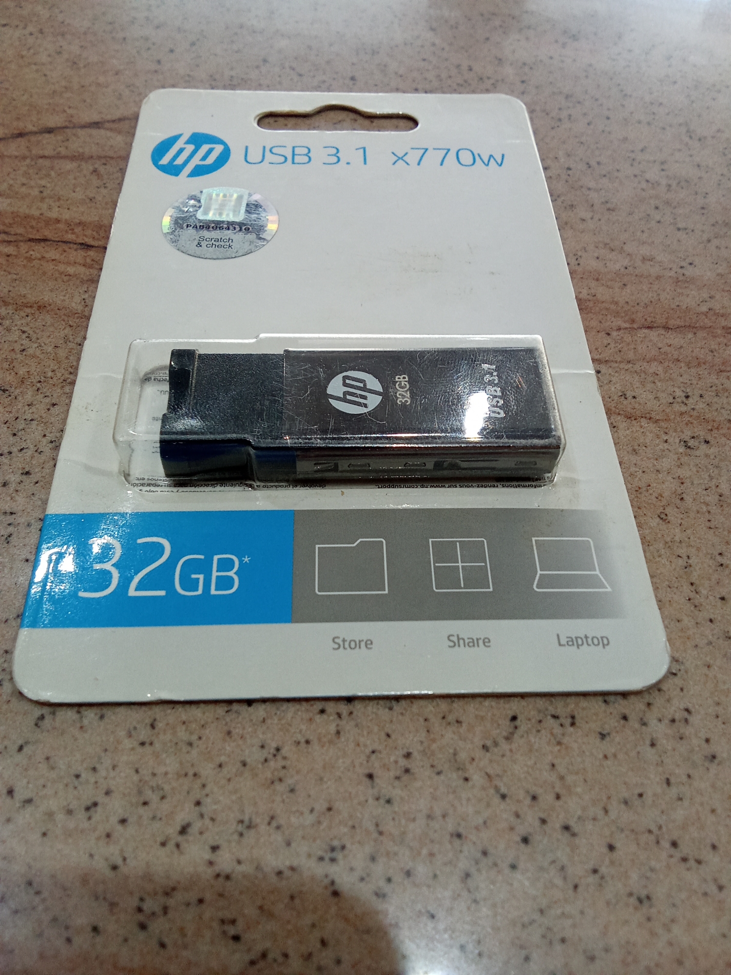 Pen drive hp 32 gb 